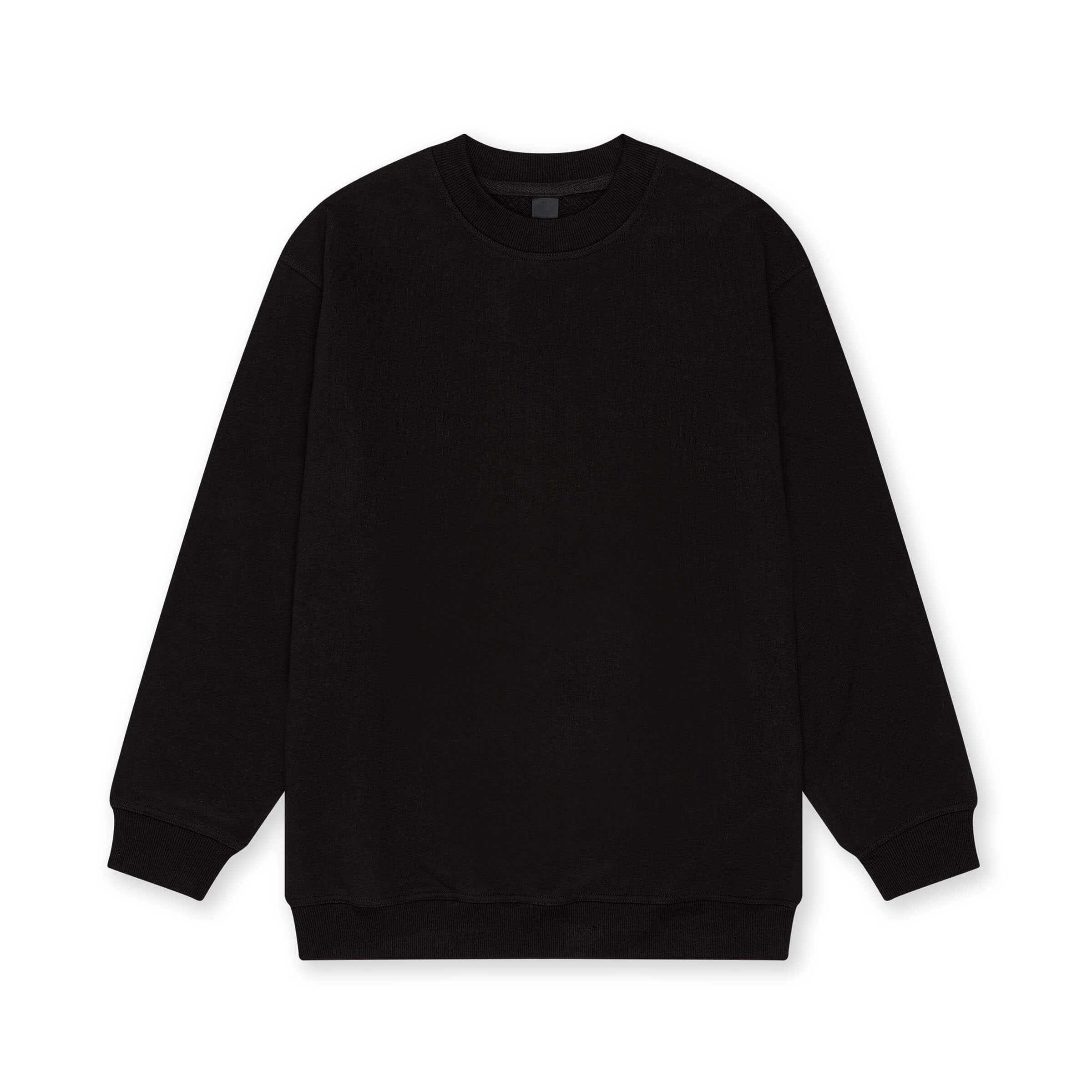 Heavyweight Crewneck Sweatshirt - BLACK