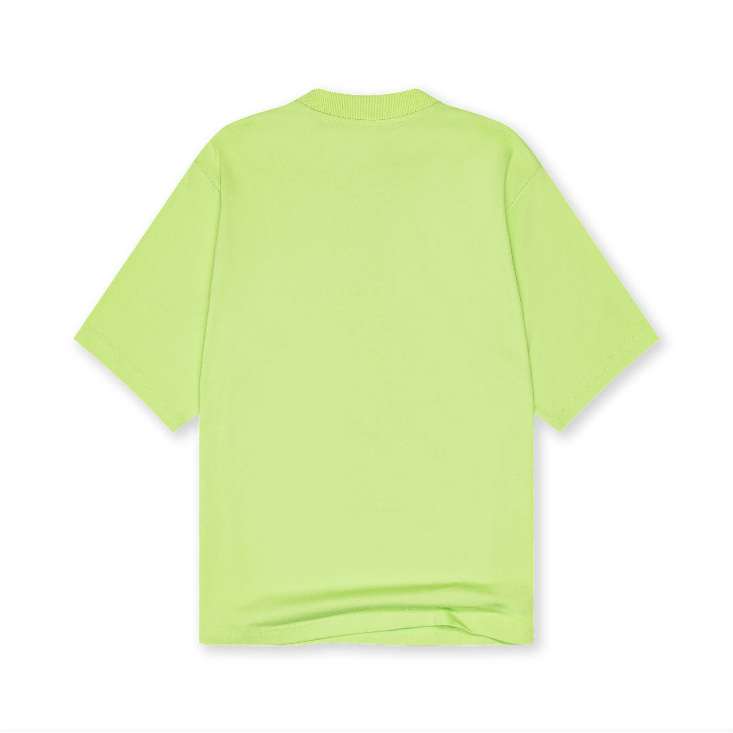 Mock Neck Oversized T Shirt - SLIME